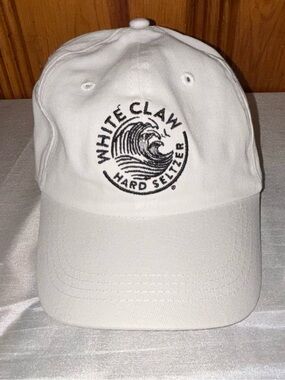 White Claw White Embroidered Logo Baseball Cap Brand New